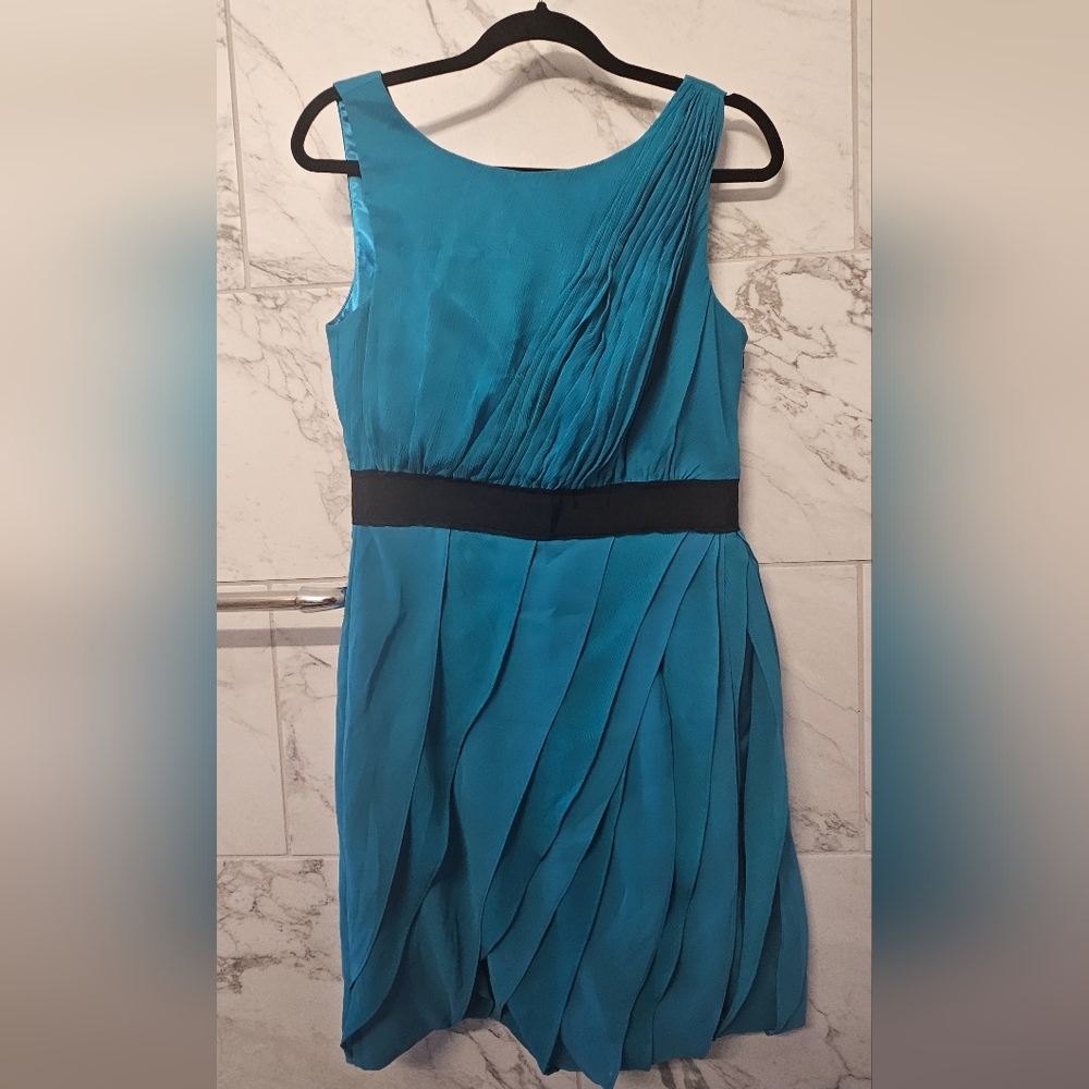 Max and Cleo Turquoise Cocktail Dress Size 8